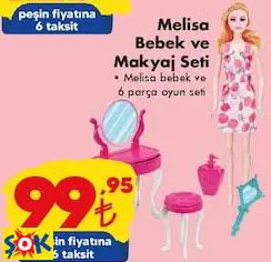 MELİSA BEBEK VE MAKYAJ SETİ